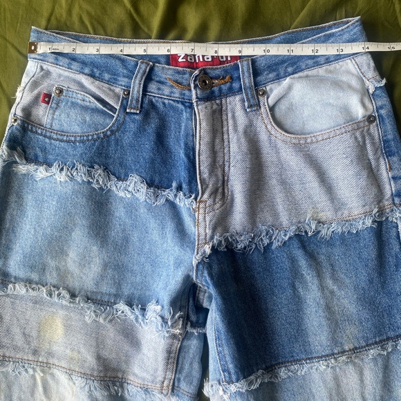 Zana Di Patch Work Flare Jeans - Picture 8 of 11